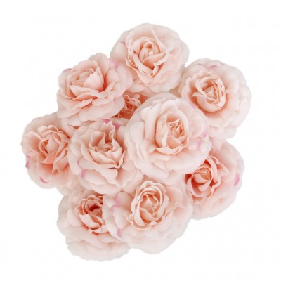 10Pcs Artificial Silk Camellia Flower Head Wedding Party Decor DIY LightPink   202402959257